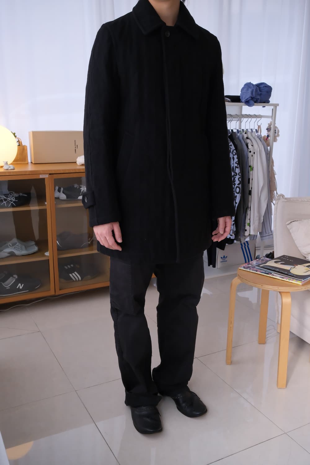 Quilted wool coat  상품이미지4