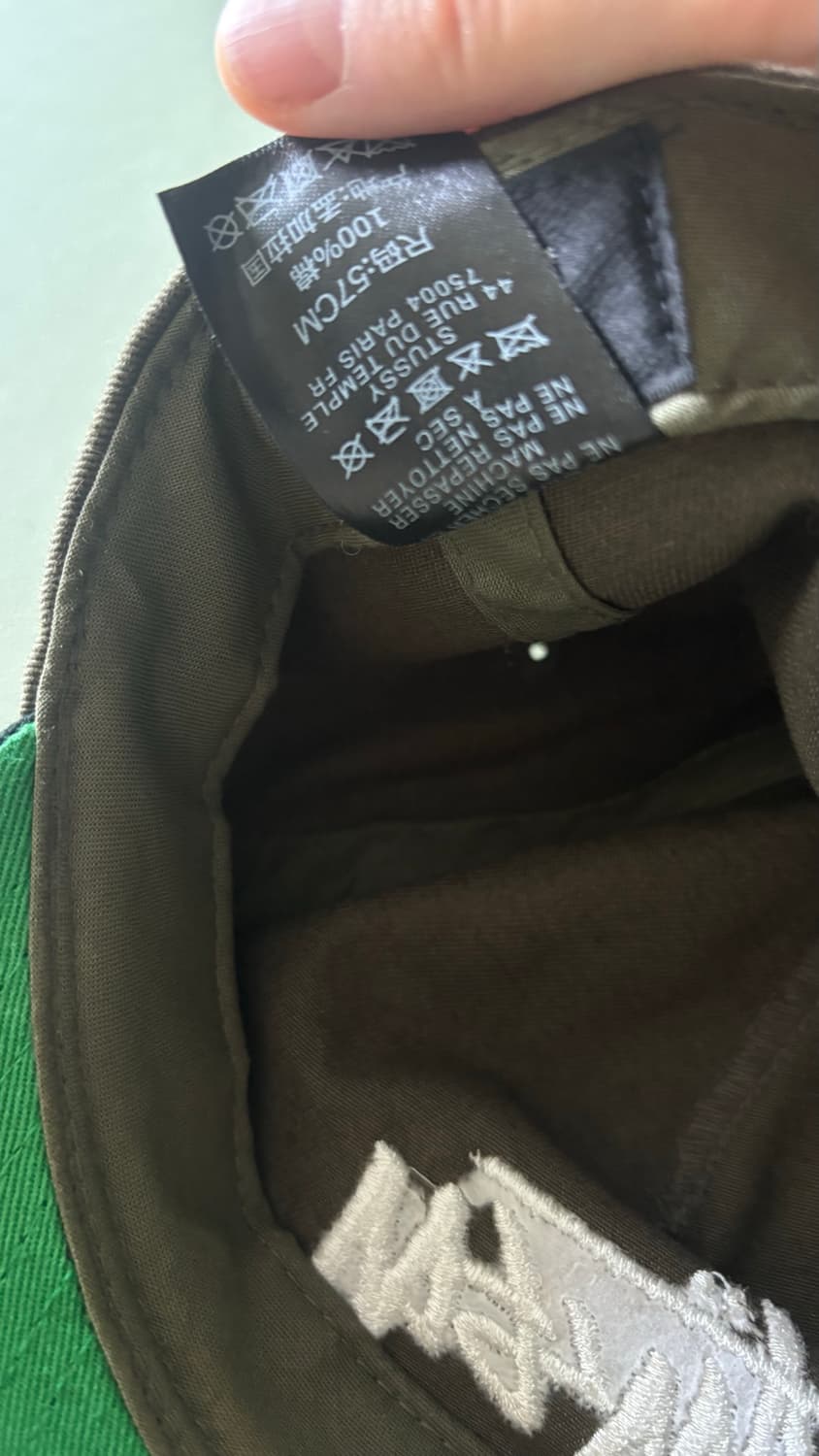 스투시 미드 뎁스 빅 스탁 스냅백 올리브 상품이미지3