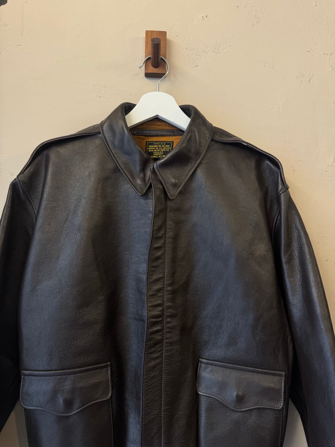 구 리얼 맥코이 A-2 레더 자켓 44 XXL 상품이미지2