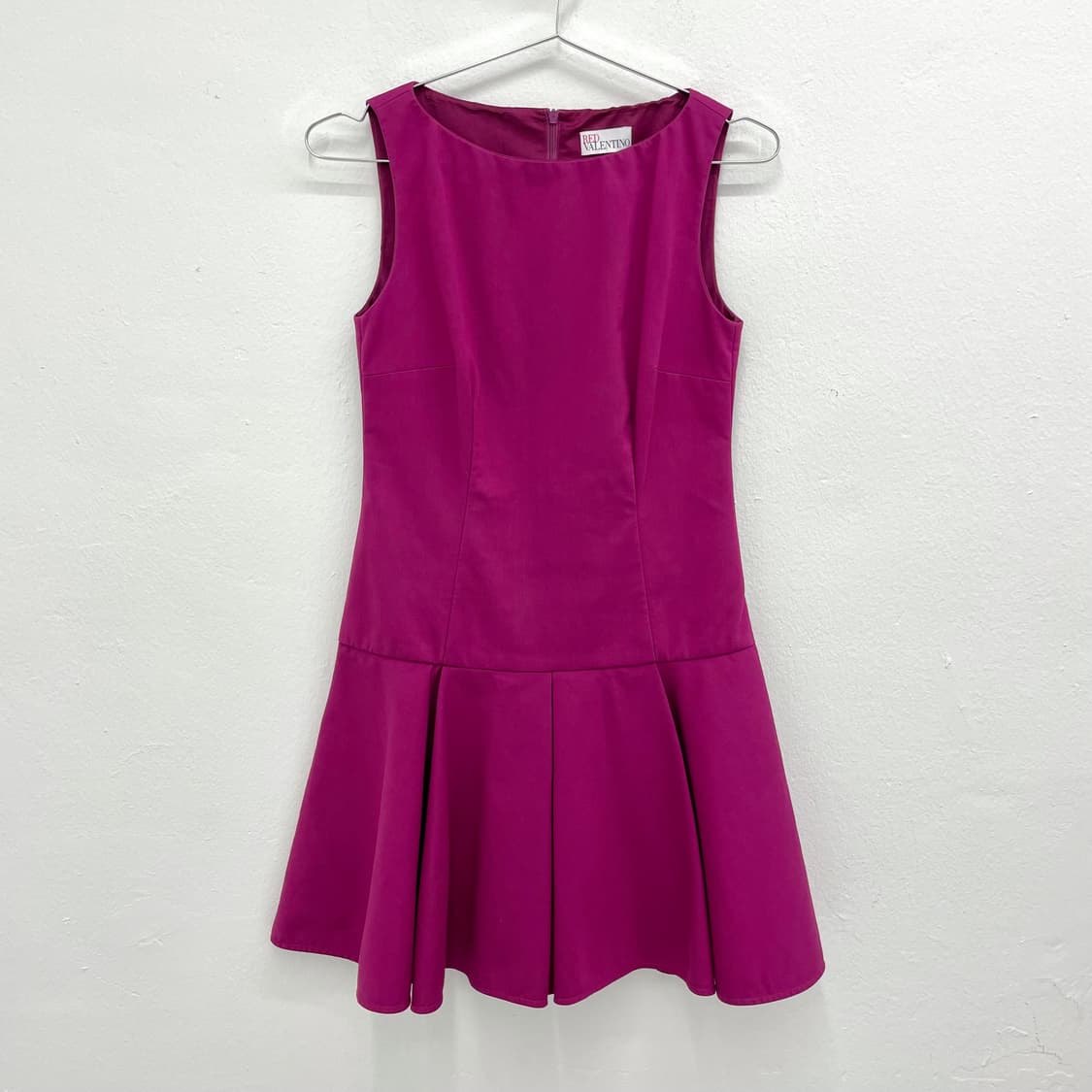 Red Valentino magenta flare dress 상품이미지1