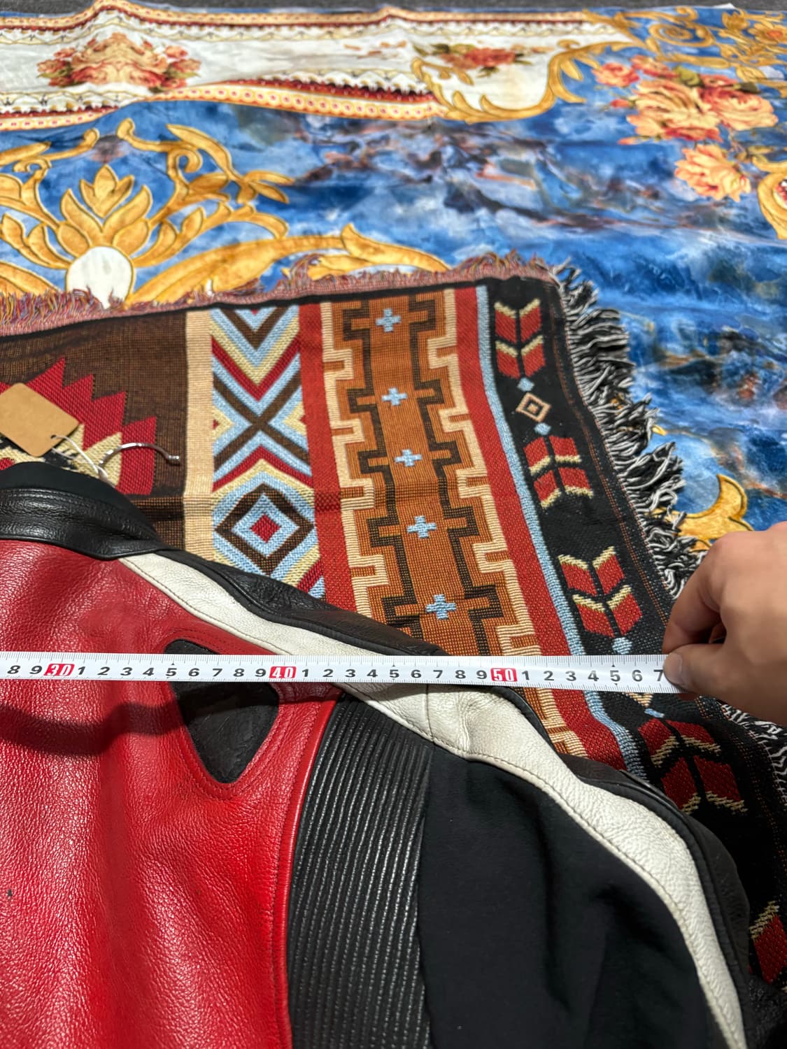 axo 빈티지 모터사이클 소가죽 레이싱 자켓 상품이미지9