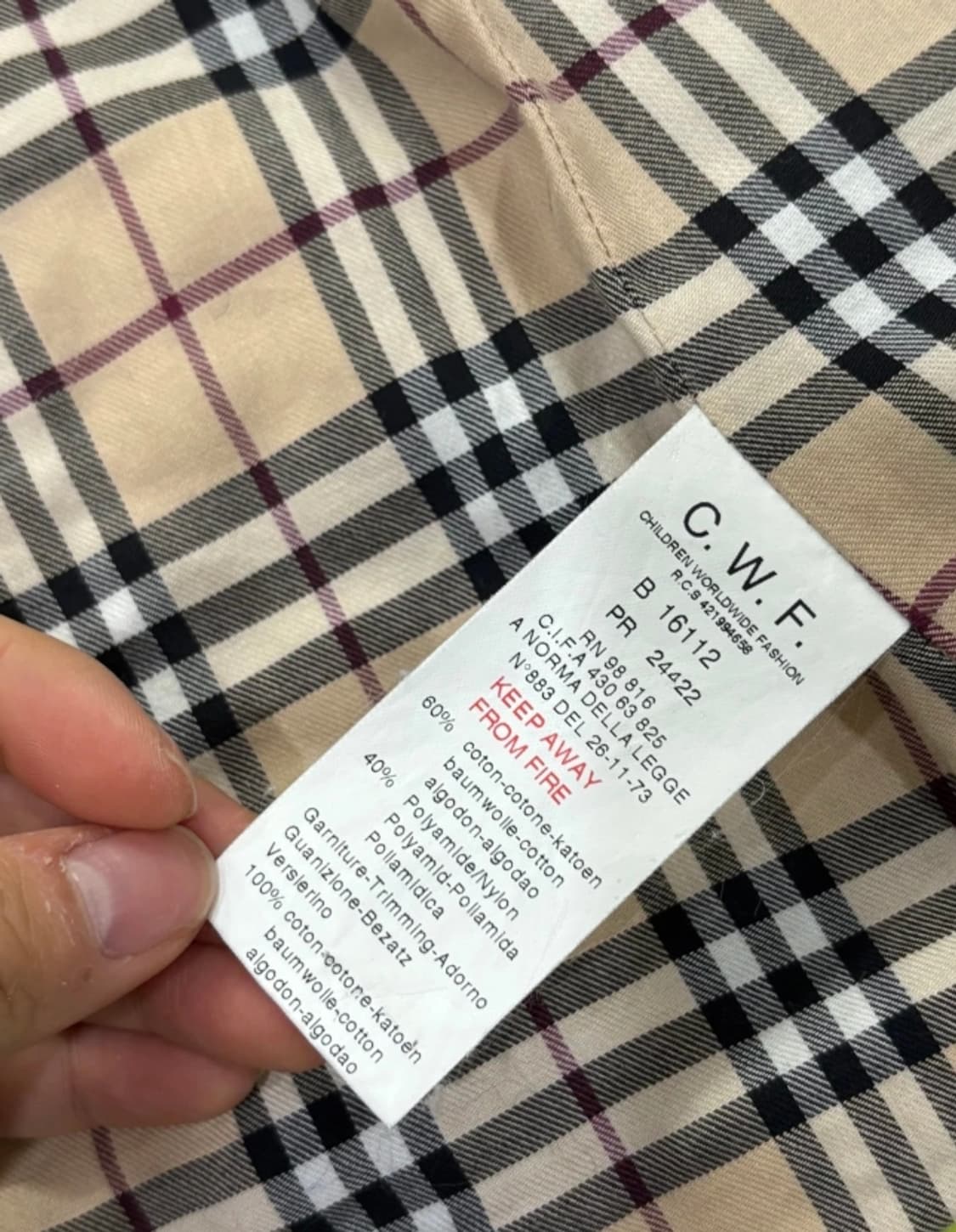 정품 버버리 퀄팅 자켓 ~55 상품이미지8