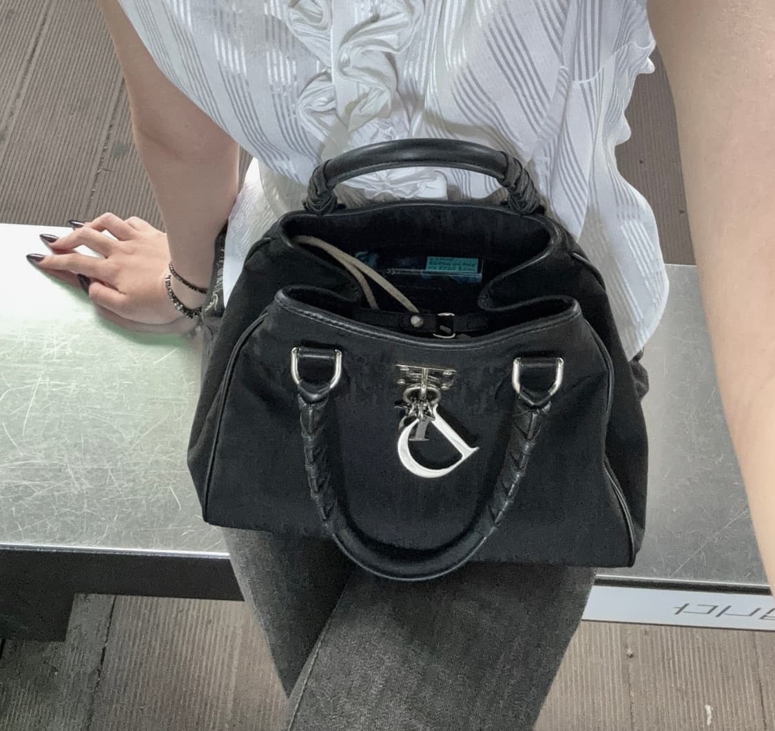 크리스찬 디올 오블리크 토트백 블랙 상품이미지4