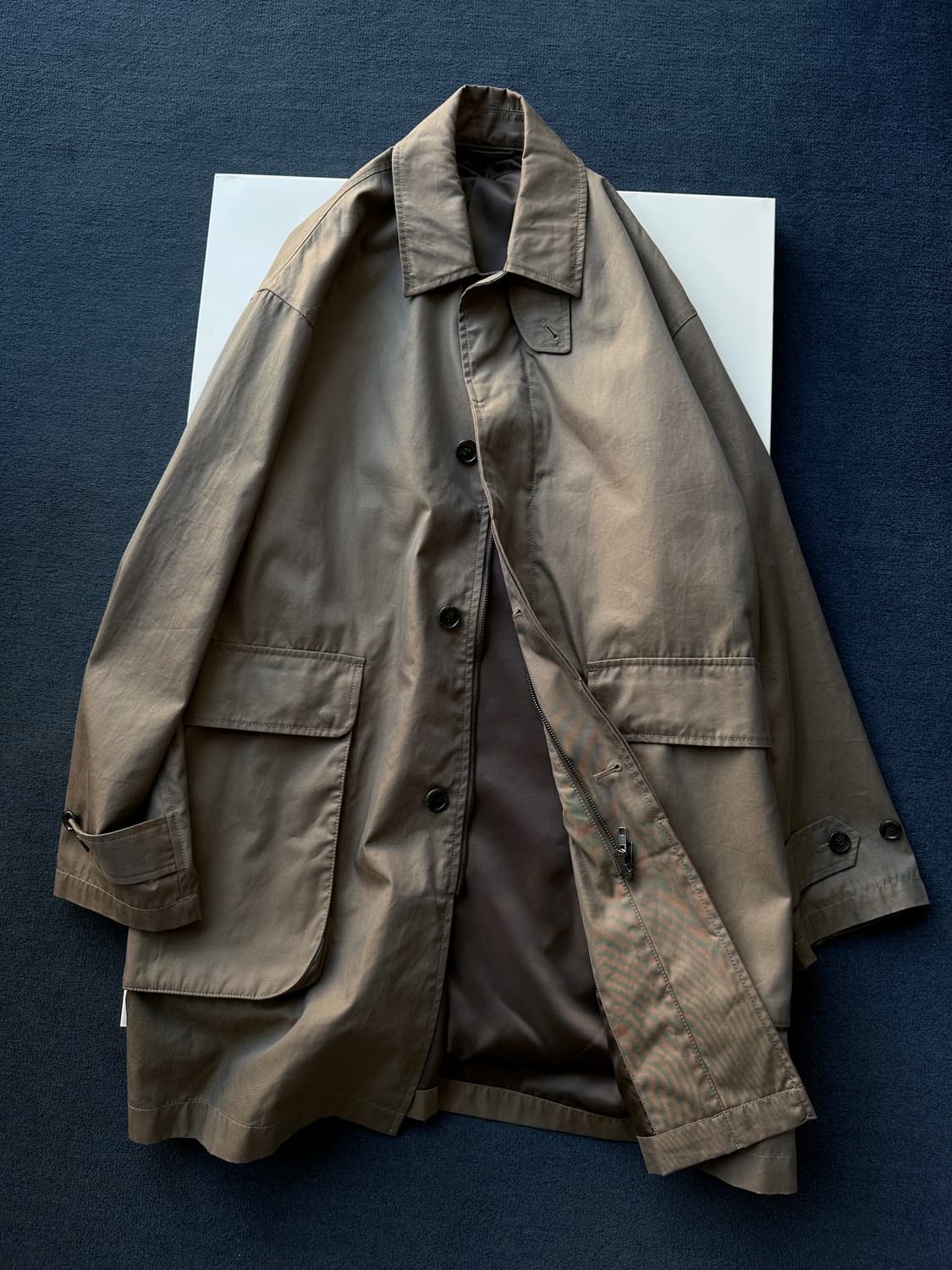 chambray gavadin soutien coat 상품이미지2