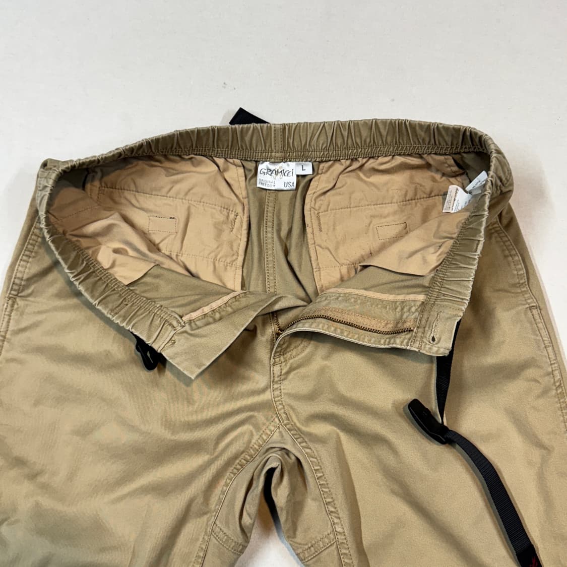 L) 그라미치 탄 카키 팬츠 면바지 상품이미지4