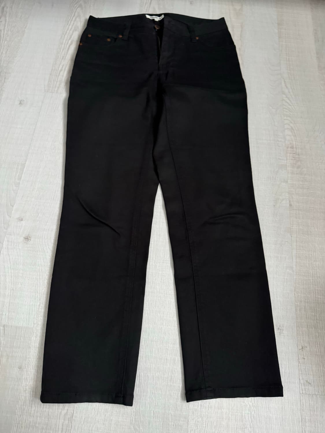 urbanic30 얼바닉 블랙 코튼 팬츠 상품이미지3