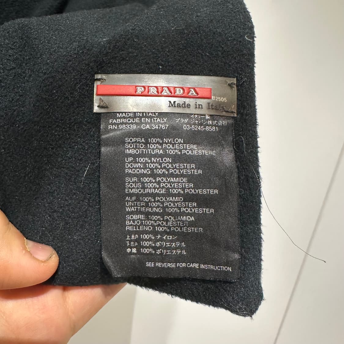 프라다 나일론/플리스 포켓 머플러 상품이미지7