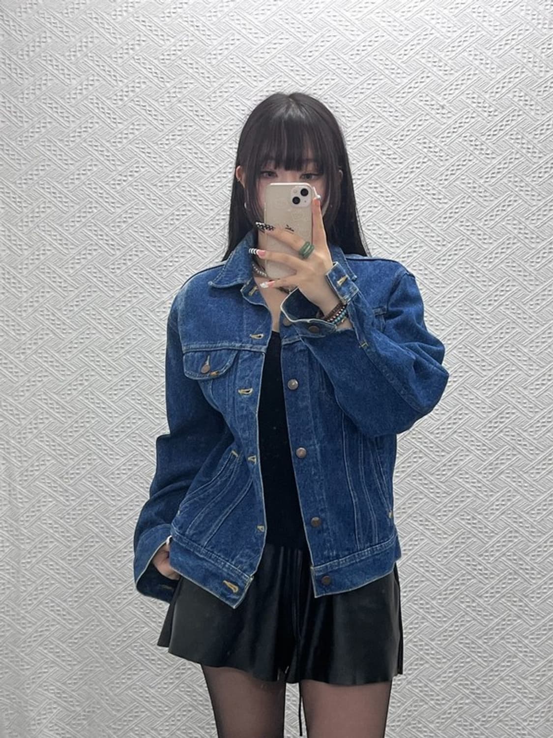 LEE 올드스쿨 빈티지 데미지 워싱 데님자켓 M C10361 상품이미지2