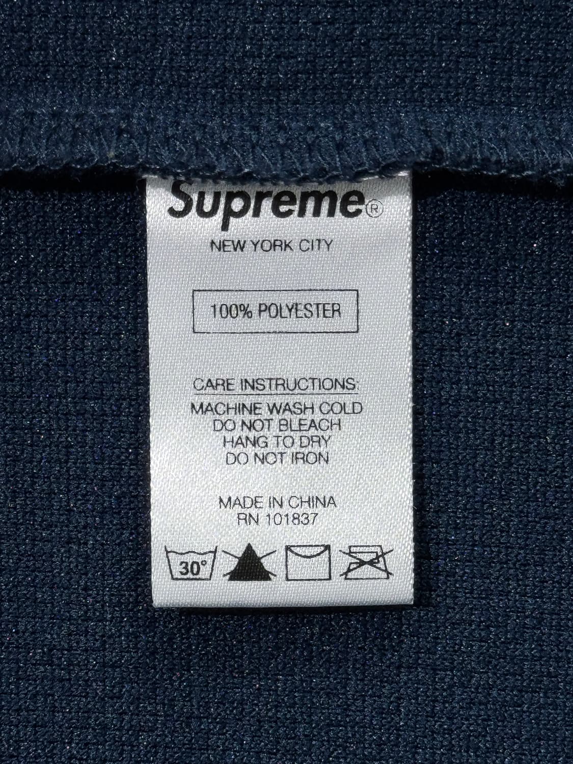 슈프림 파이핑 프랙티스 숏슬리브 탑 블루 상품이미지4