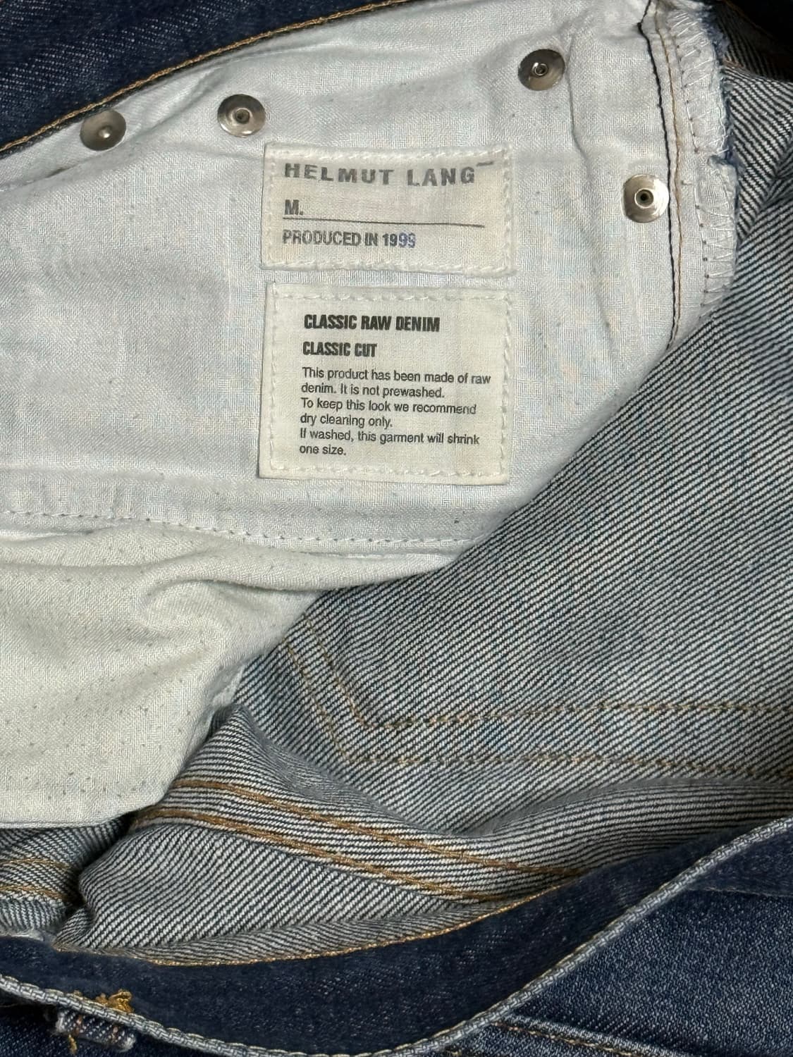 헬무트랭 클래식 컷 워시드 진 상품이미지3