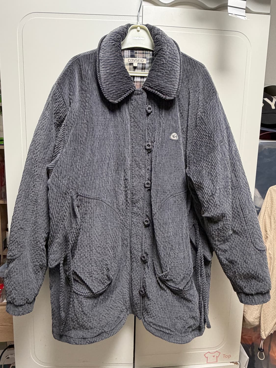 코이세이오 라운드 카라 코지 봄버 자켓 상품이미지2