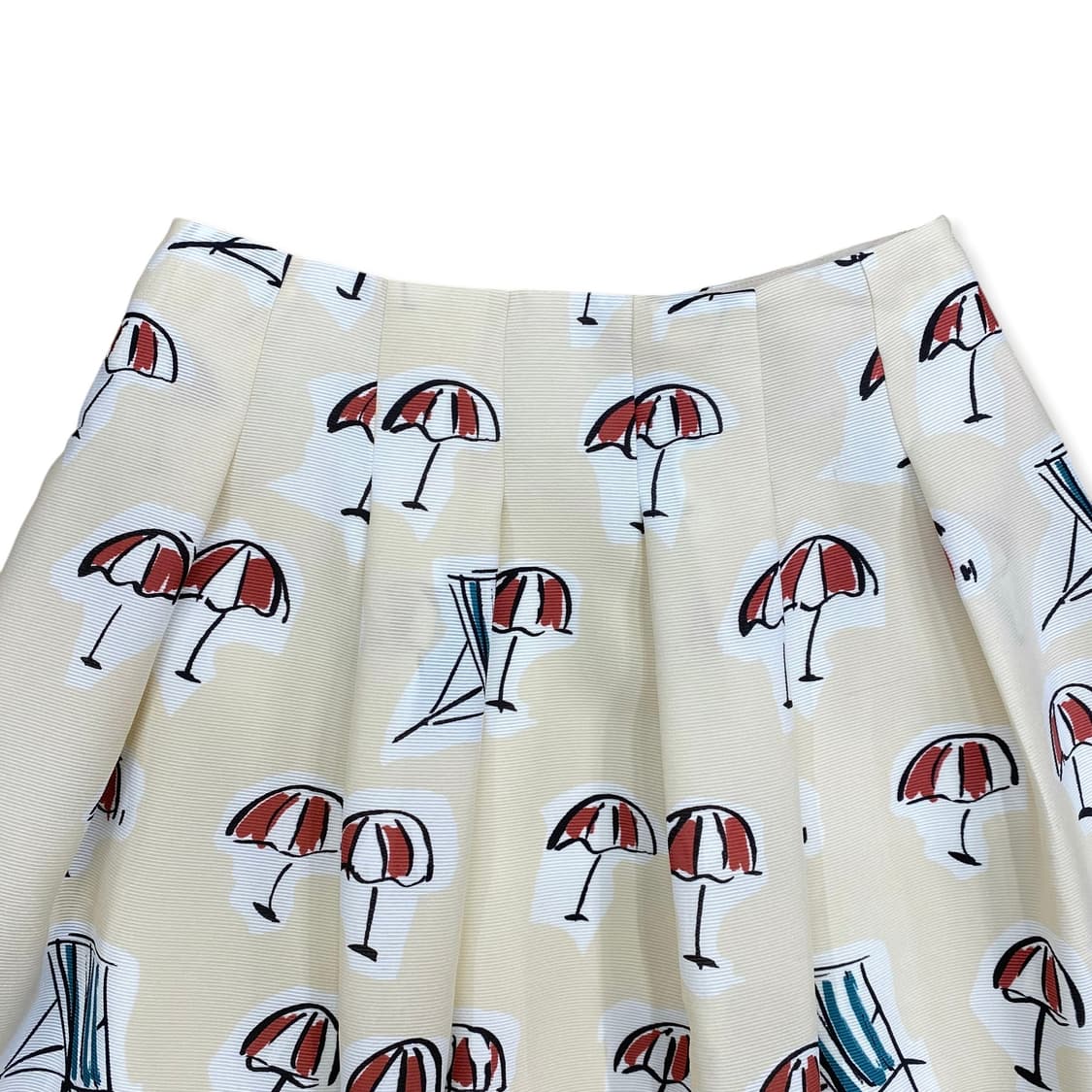 Umbrella pattern midi pleats skirt 상품이미지4