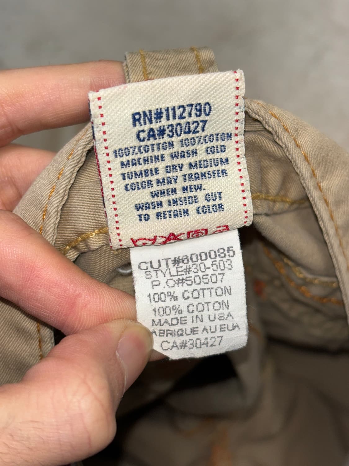 트루릴리전 코튼 플레어팬츠 상품이미지6