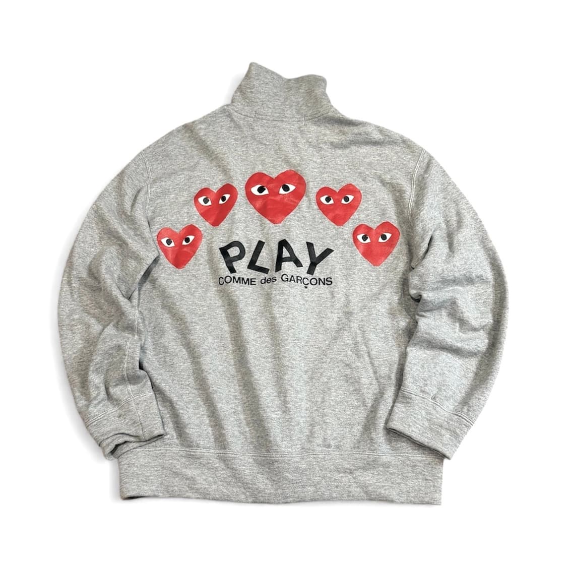 꼼데가르송 백로고 그레이 집업  상품이미지2