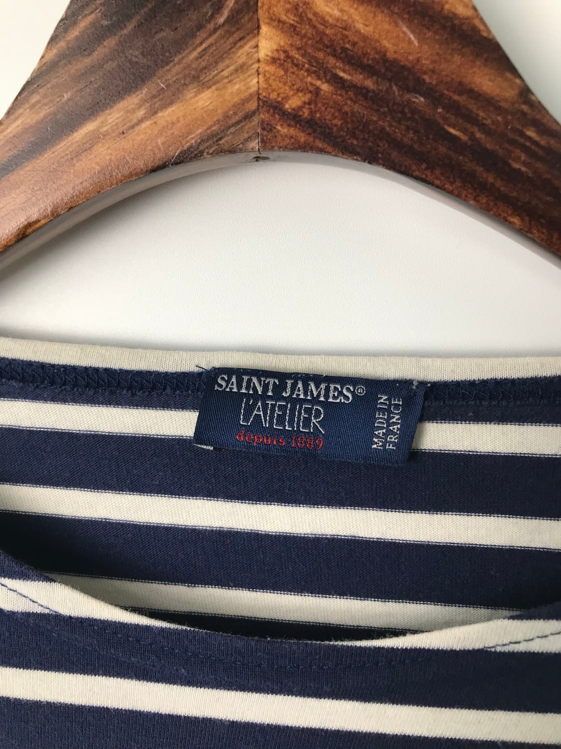 세인트제임스 단가라 스트라이프 롱슬리브 긴팔티 상품이미지5