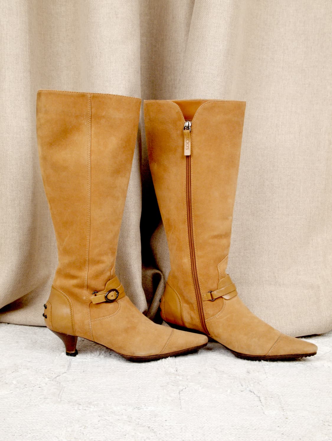 Suede Knee-high Boots 상품이미지1