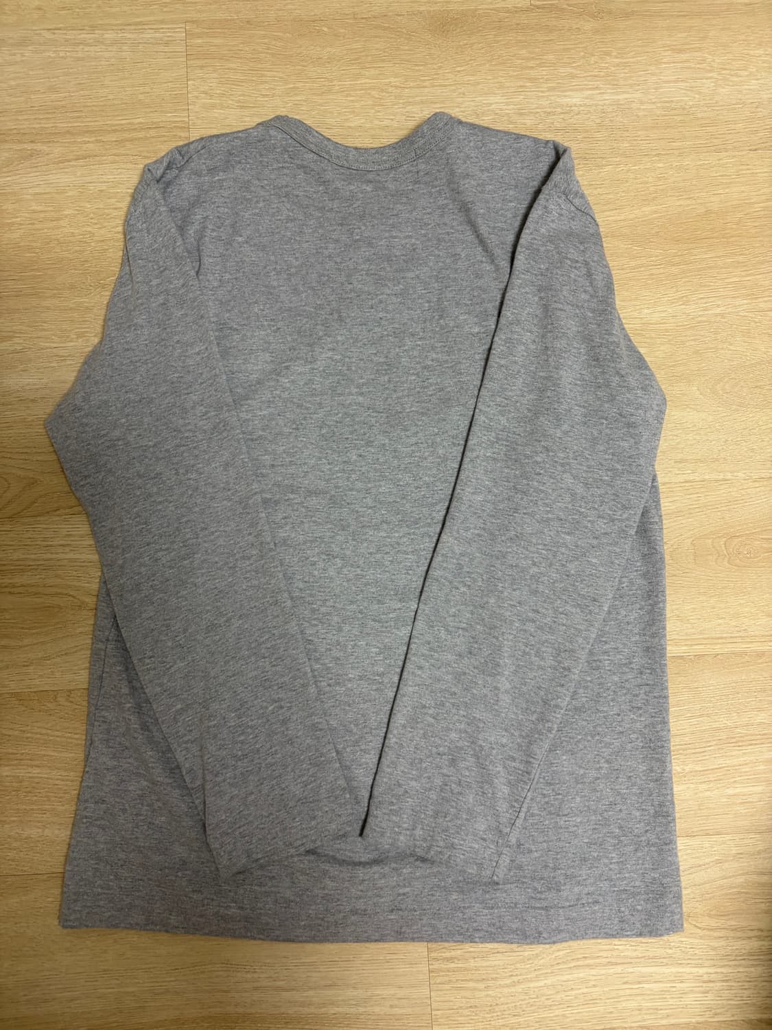 플레이 꼼데가르송 블랙 하트 롱슬리브 티셔츠 그레이 L 상품이미지2