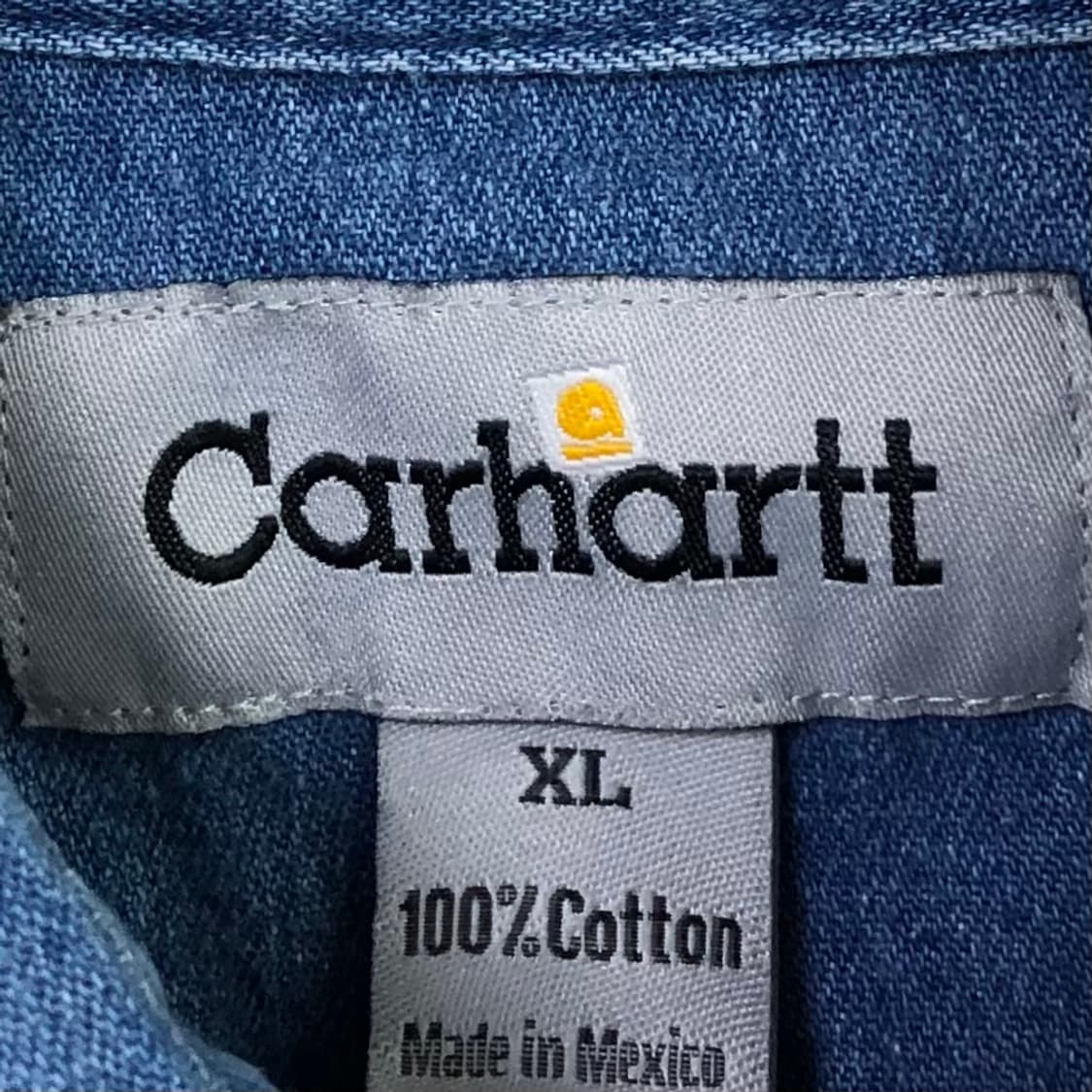 XL 칼하트 데님 셔츠 상품이미지3