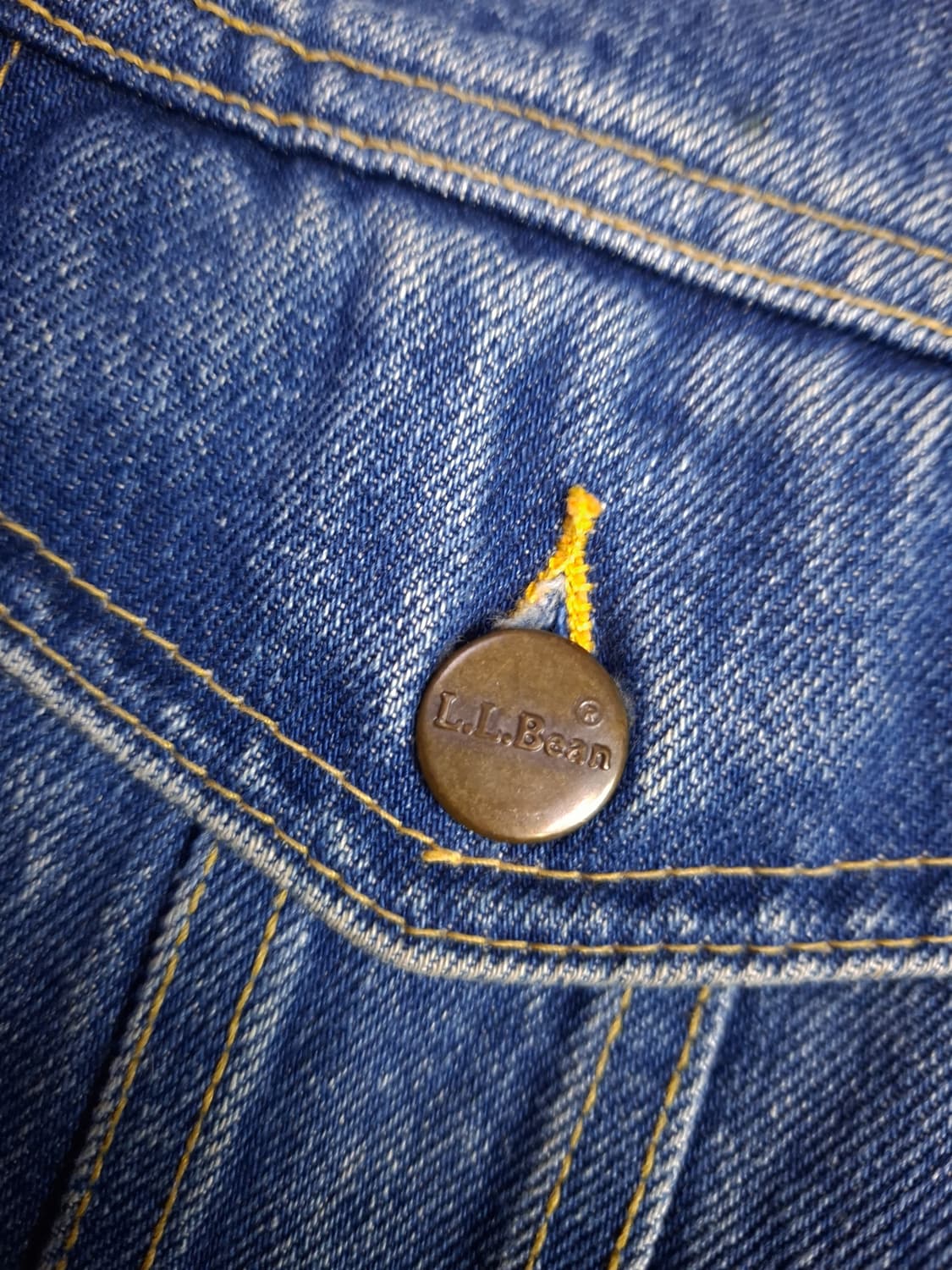 오리지날 80's 미국제조 엘엘빈 우먼용 데님트러커자켓 상품이미지3