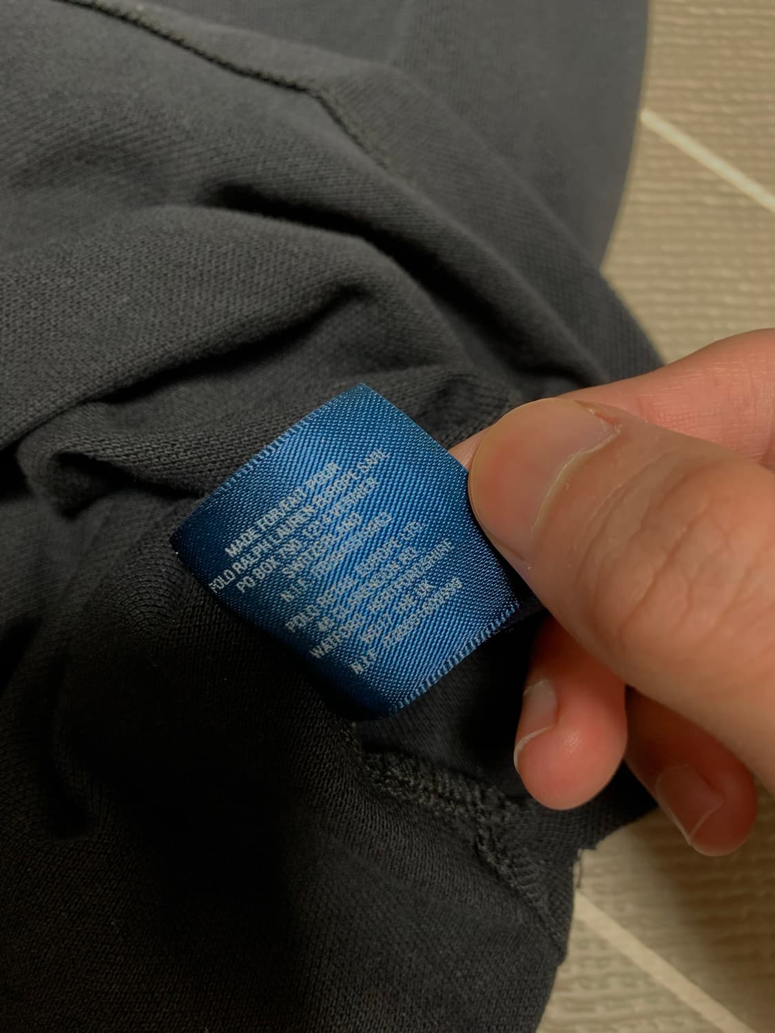 폴로 빅포니 긴팔 카라티 블랙 상품이미지8