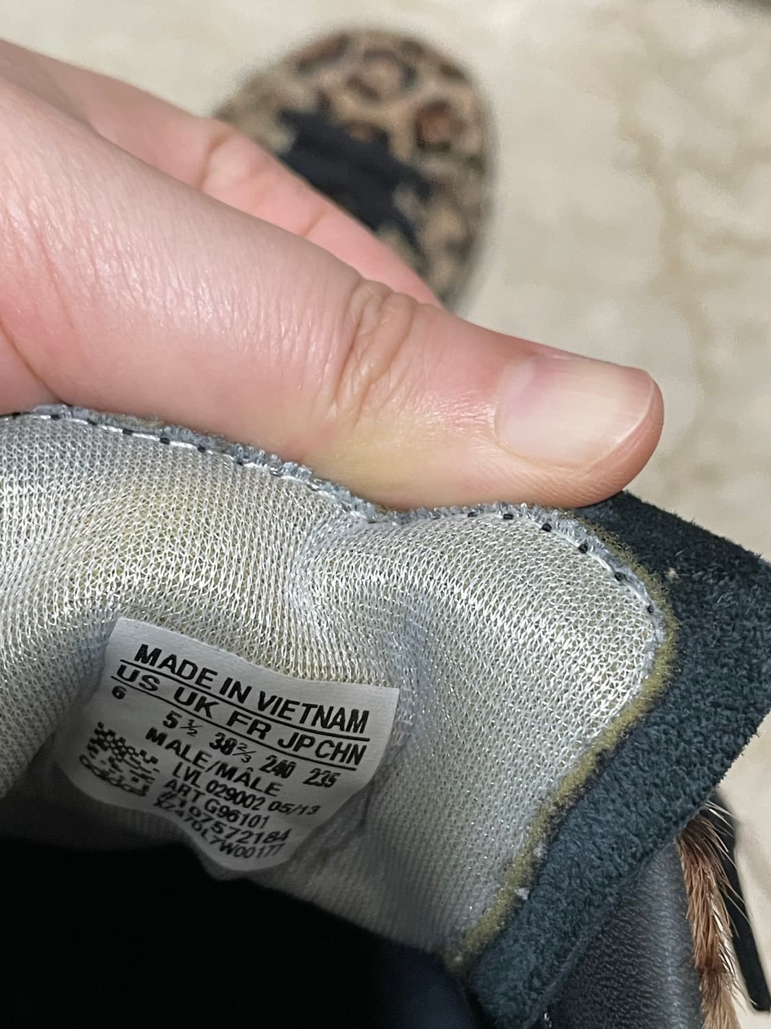 아디다스 레오파드 송치 스니커즈 매치플레이 상품이미지4