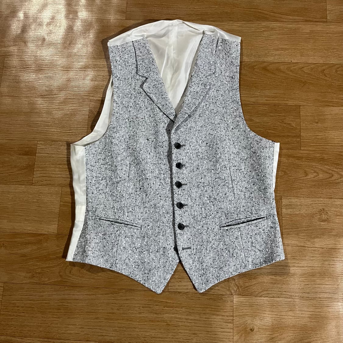 [103/32] 수트서플라이 3피스 헤링본 정장 셋업 상품이미지10