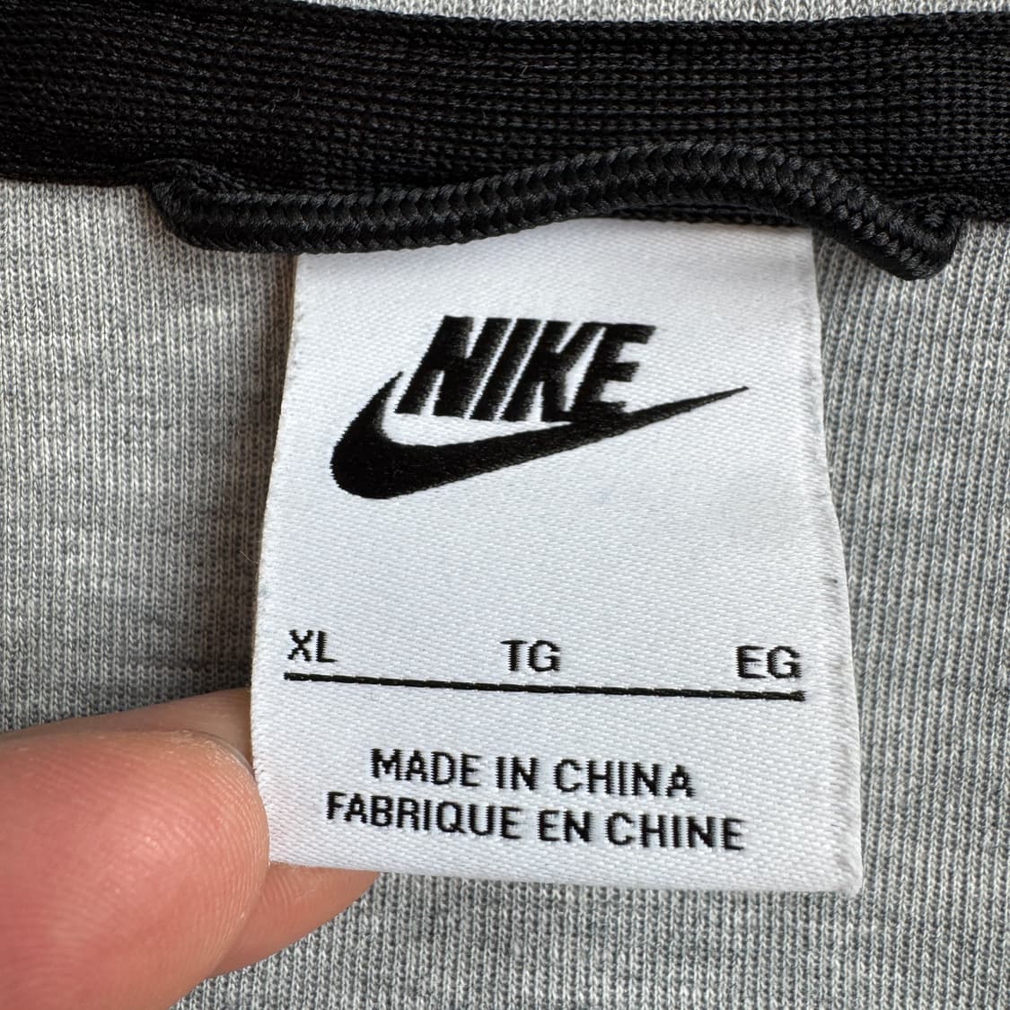 나이키 신형 센트럴씨 UK드릴 테크팩 테크플리스 후드집업 그레이 상품이미지5