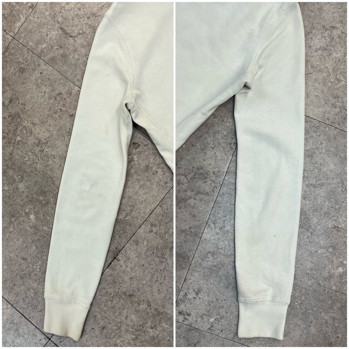 아베크롬비 기모 후드집업 화이트 M #csz2670  상품이미지9