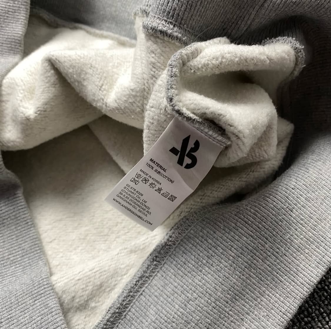 앤더슨벨 후드티 M 상품이미지5