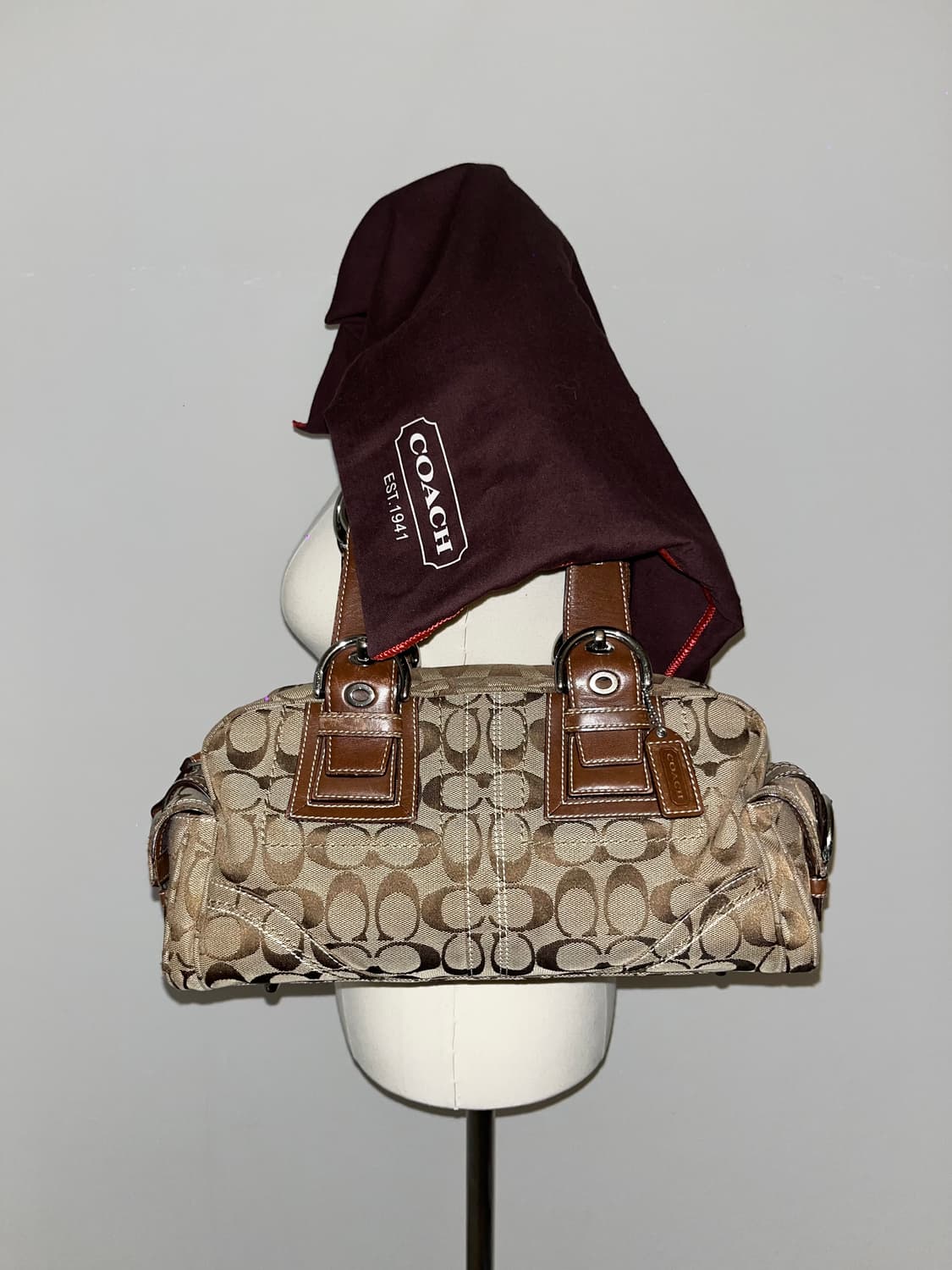 📦 Coach Signature brown Shoulder Bag 상품이미지3