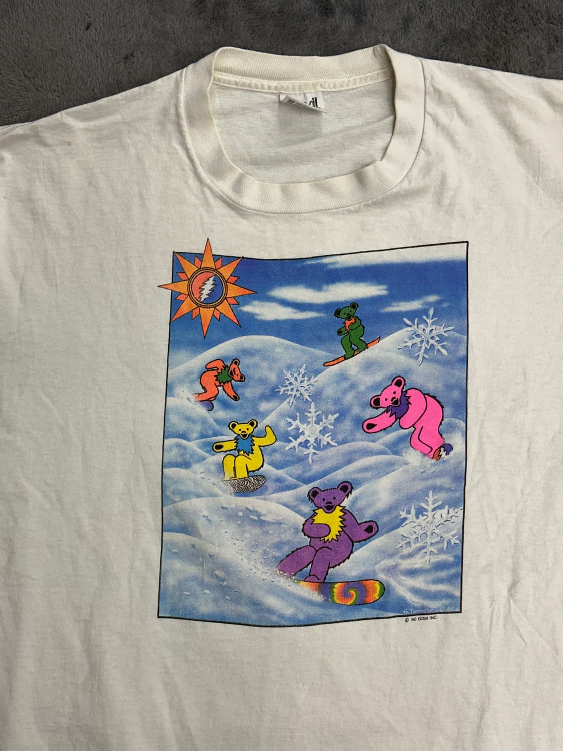 1990‘ 그레이트풀데드 댄싱베어 롱슬리브 XL 상품이미지3