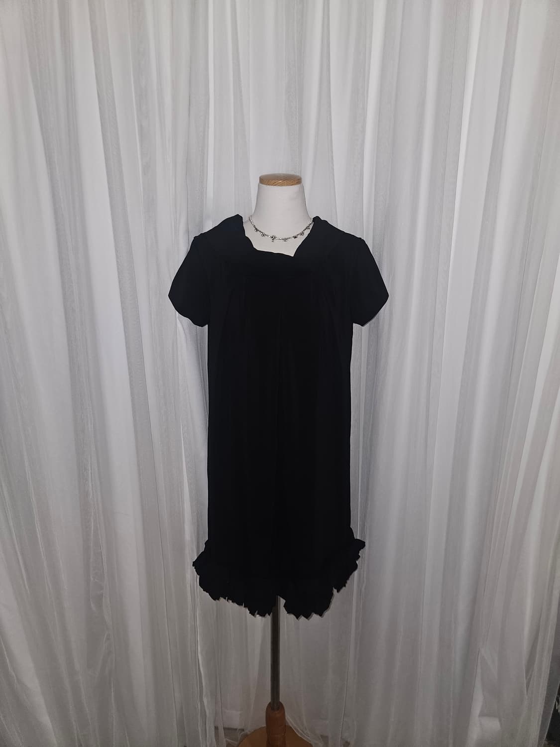 ryu 공겜 히메 블랙 레이스 드레스 상품이미지1