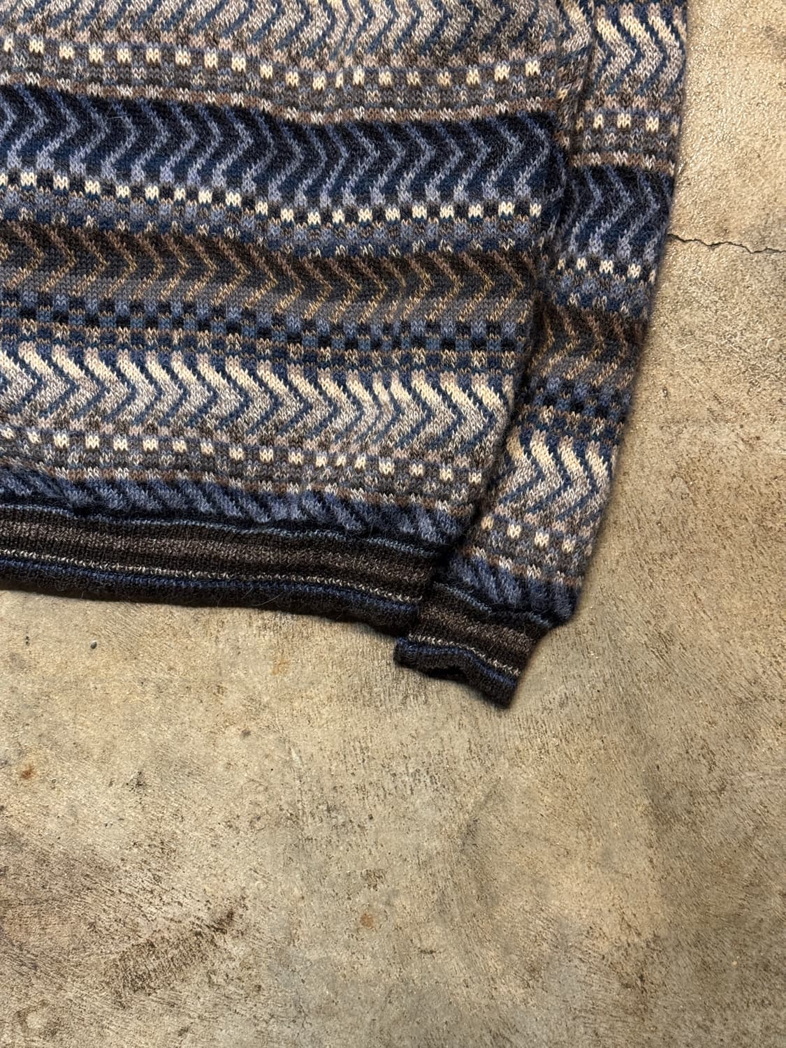 F ) intiwara Patterned Alpaca Cardigan 상품이미지7