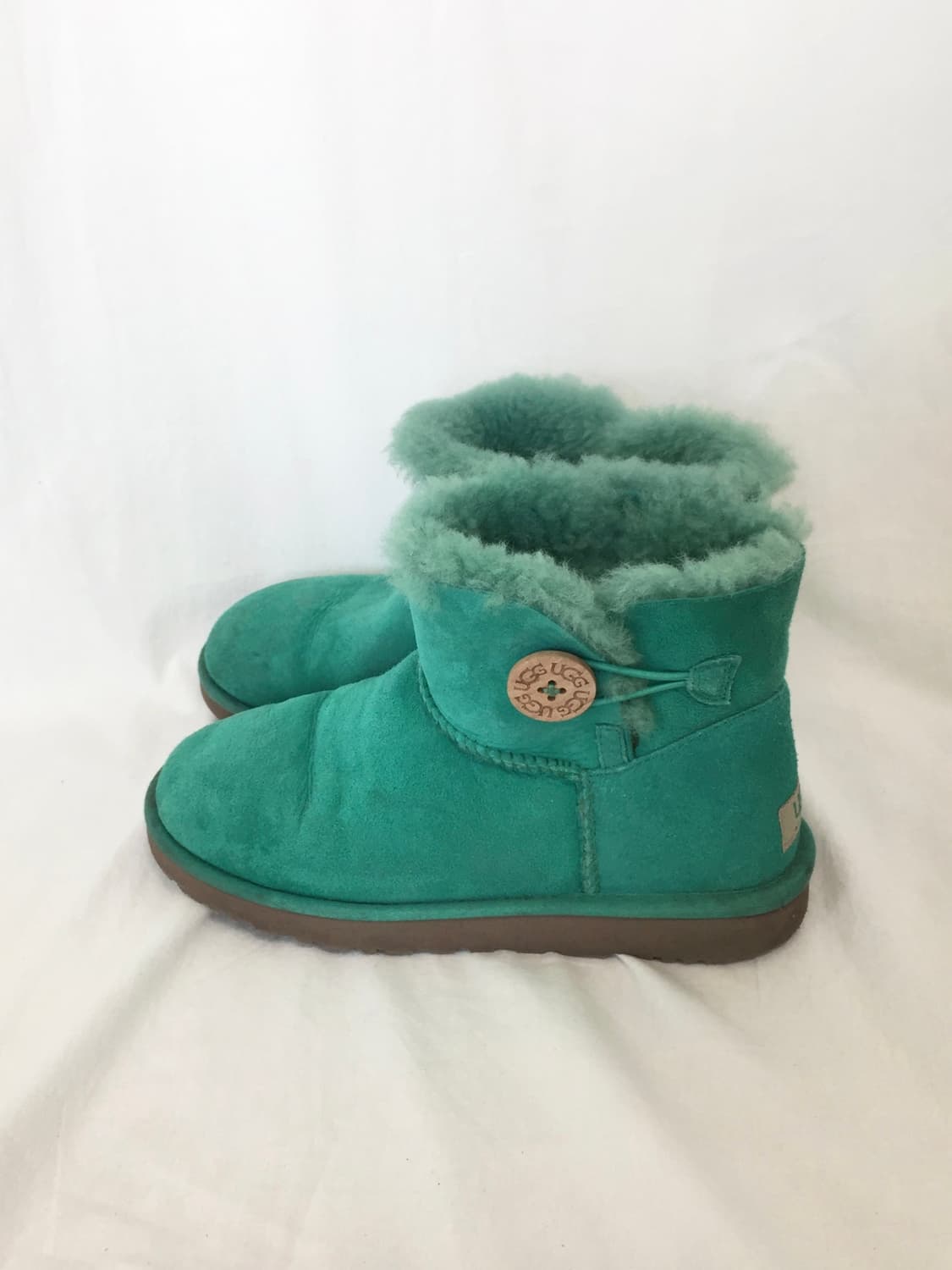 UGG Wood button  Mint Short Boots  상품이미지8