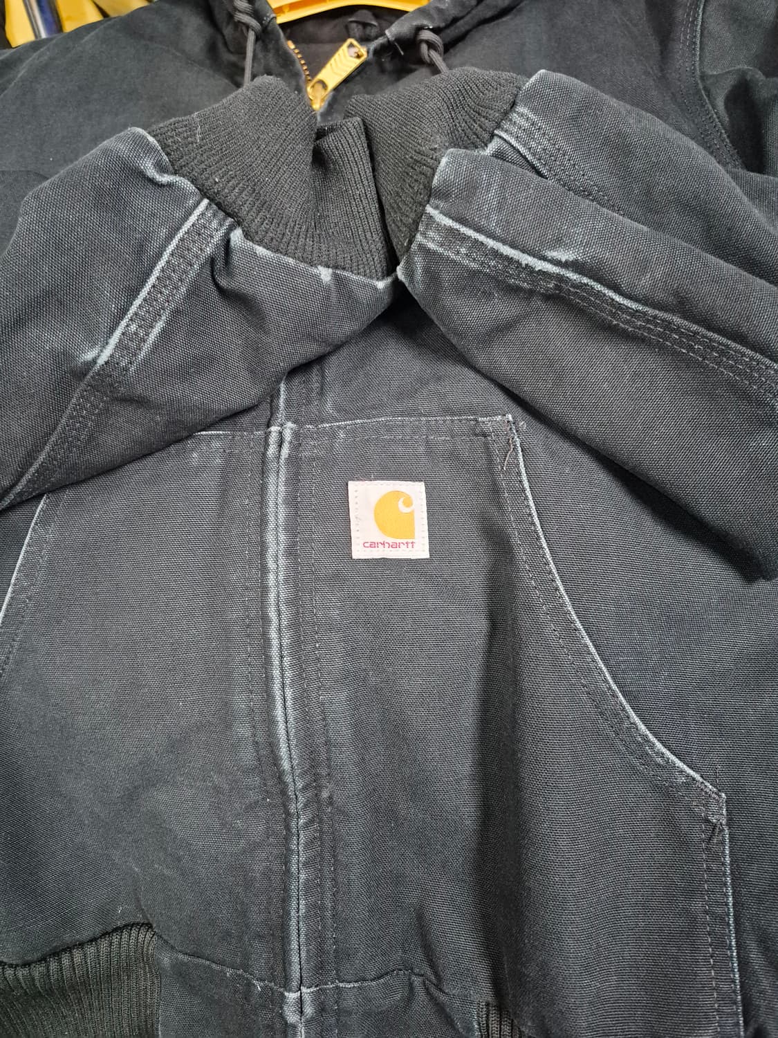 칼하트 후드 워크 자켓 j140 블랙 S 100 상품이미지3