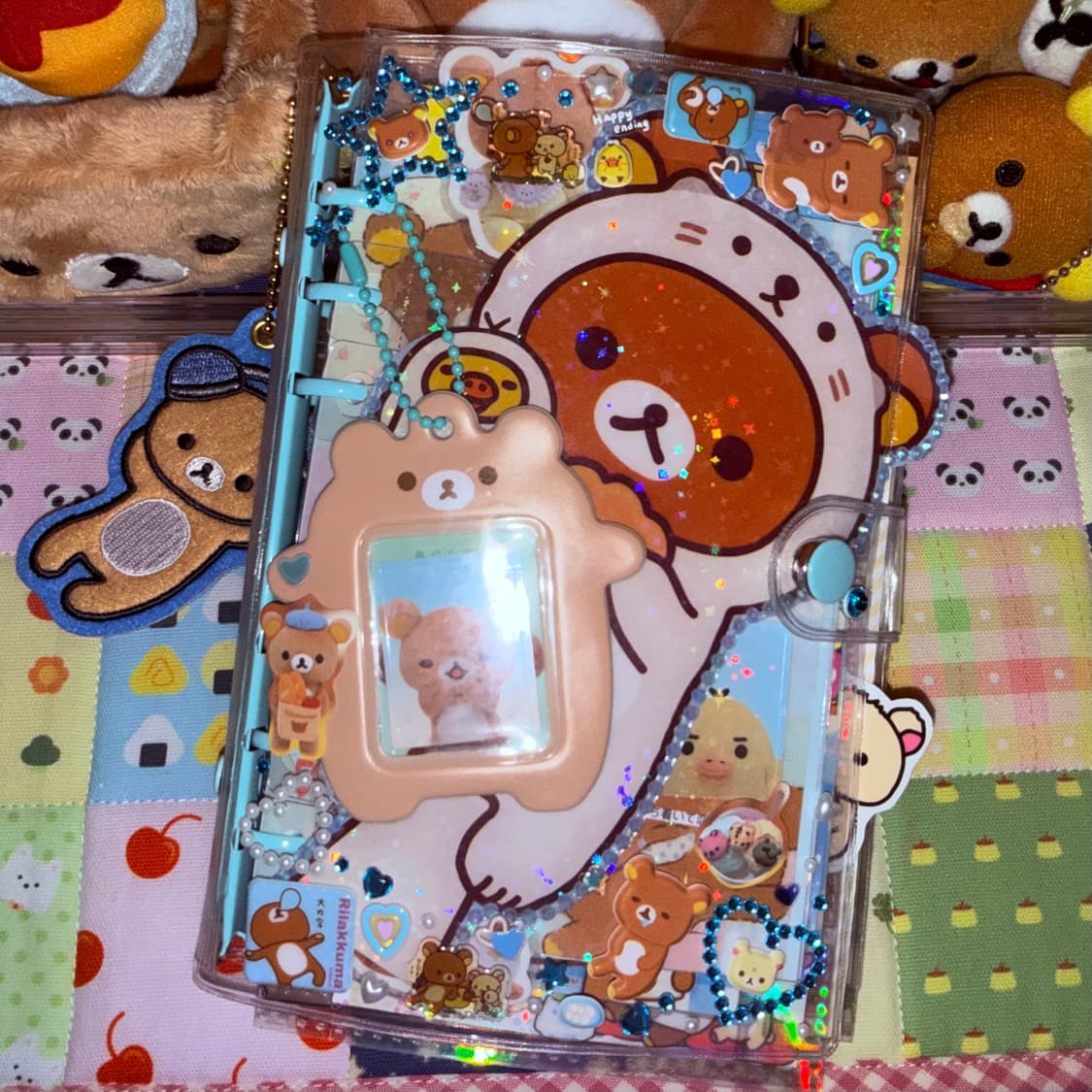 ✨리락쿠마 다이어리셋업/A6블루타입💙/66장 상품이미지1