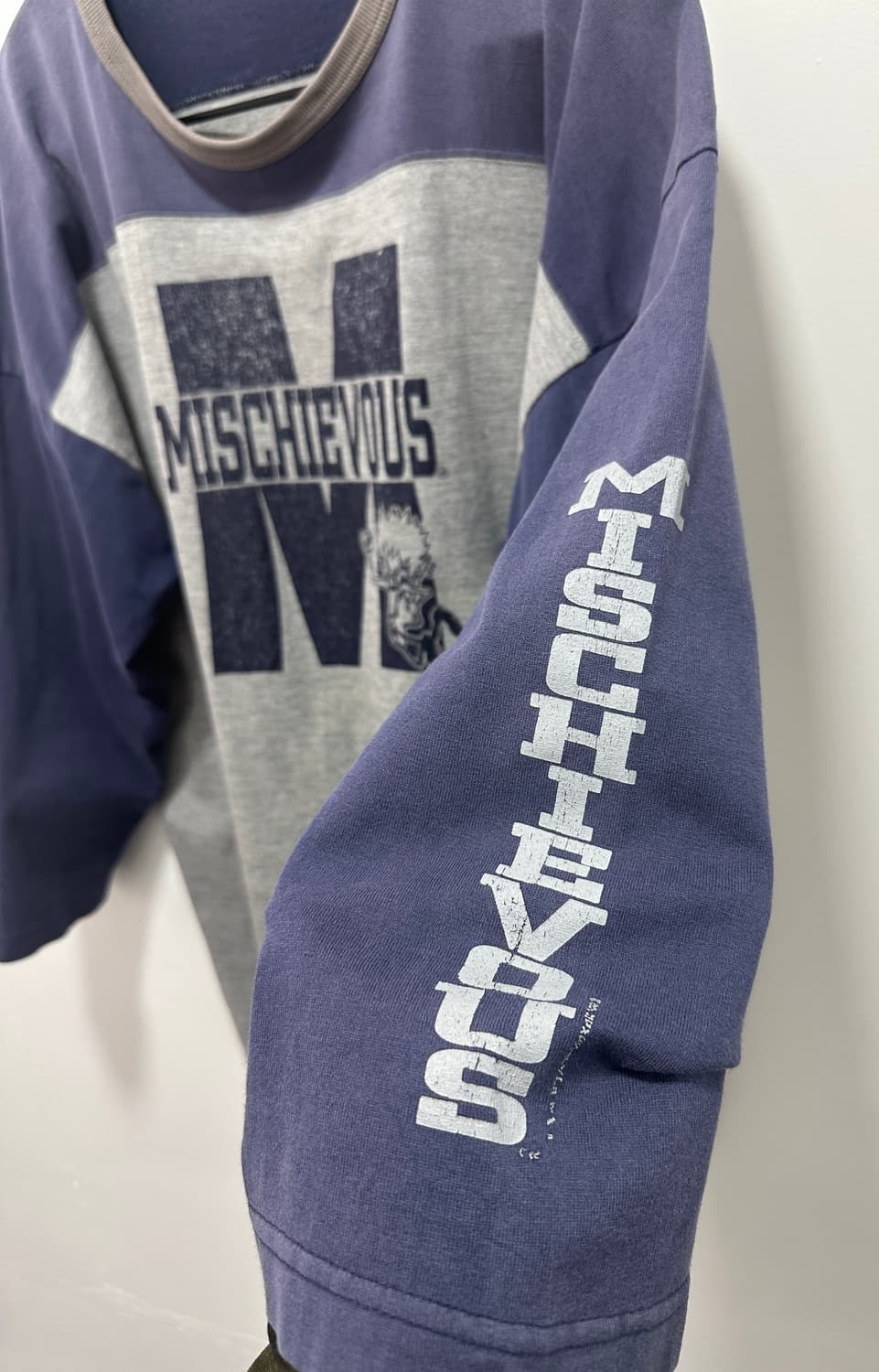 Mischievous vintage printing sleeve 상품이미지4