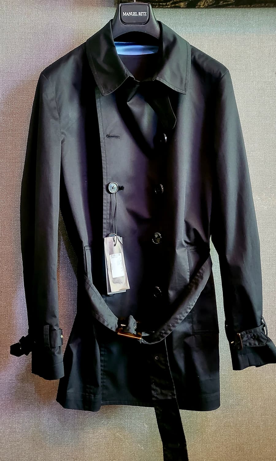 [미사용 택달린 새상품] 이태리 마뉴엘리츠 남자 트랜치코트 상품이미지10