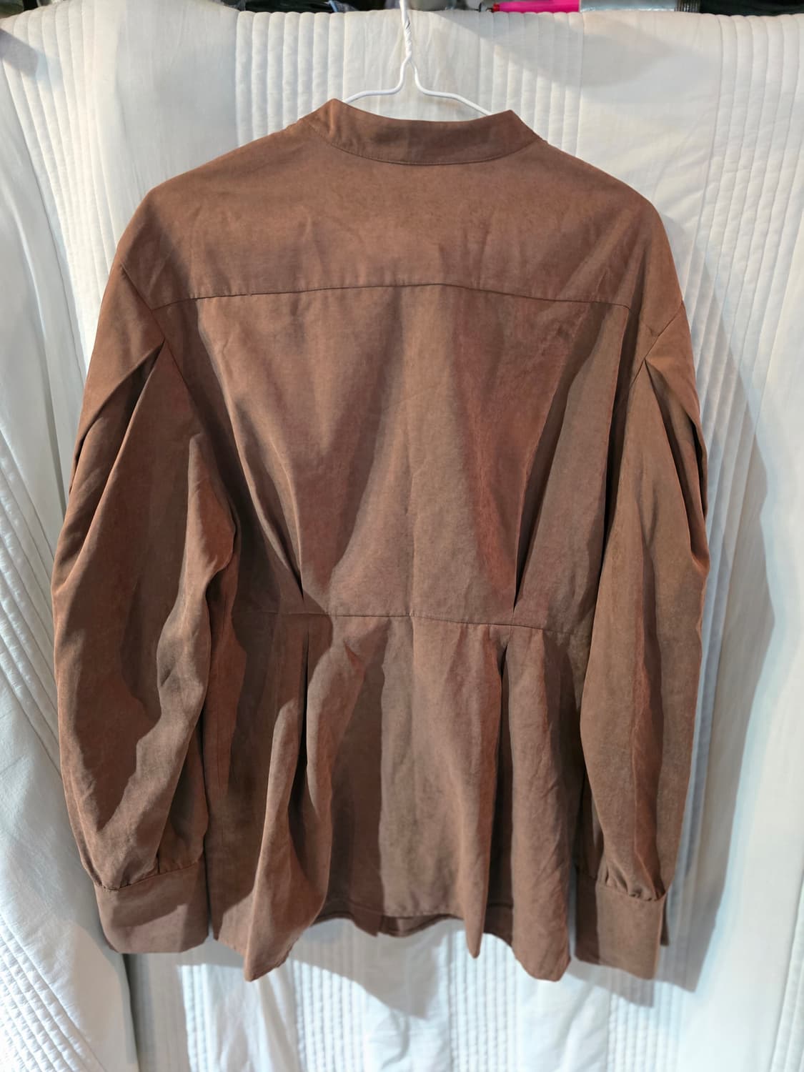 KUME 스튜디오 브라운 셔츠 상품이미지5