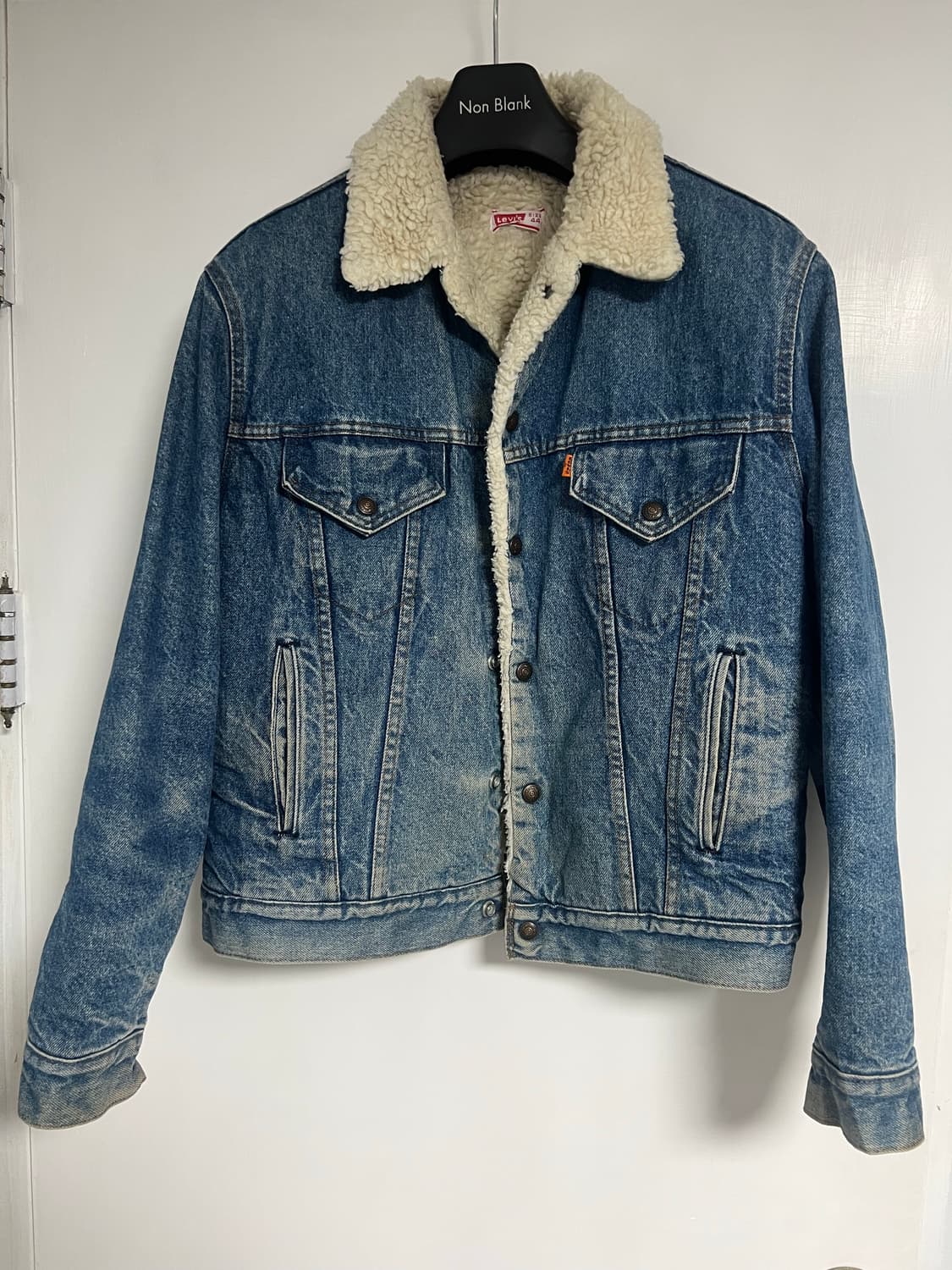 44) 70‘s 오렌지탭 리바이스 쉐르파 데님 자켓 상품이미지1