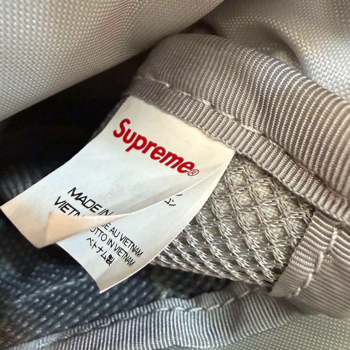 supreme 슈프림 코듀라 크로스 숄더백 실버 상품이미지4