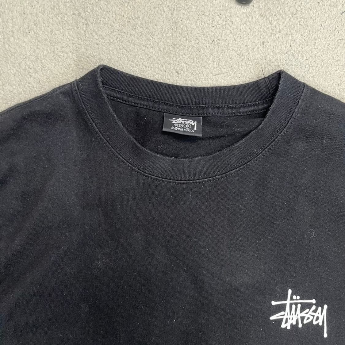 STUSSY 티셔츠 블랙 S 상품이미지2