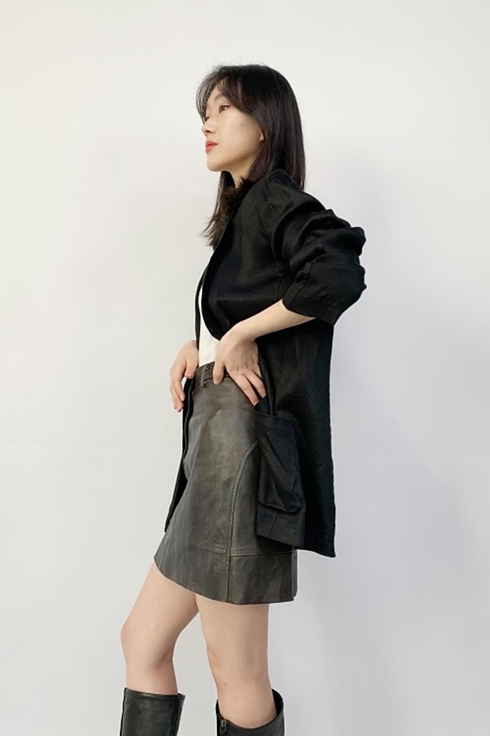 요지 야마모토 y’s 리넨 자켓 상품이미지3