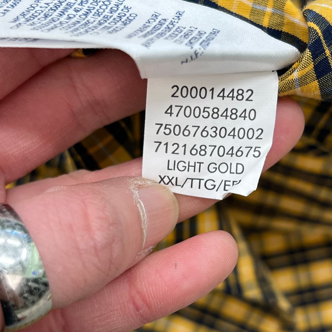 챕스 랄프로렌 체크셔츠 r3489 상품이미지8