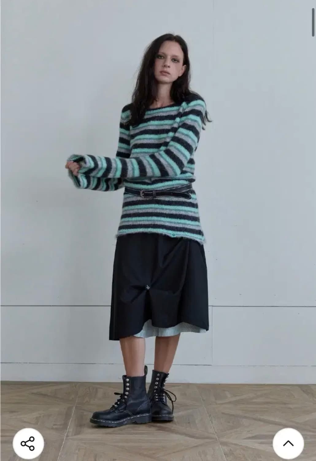 헤레틱 스트라이프 니트 Free 상품이미지1