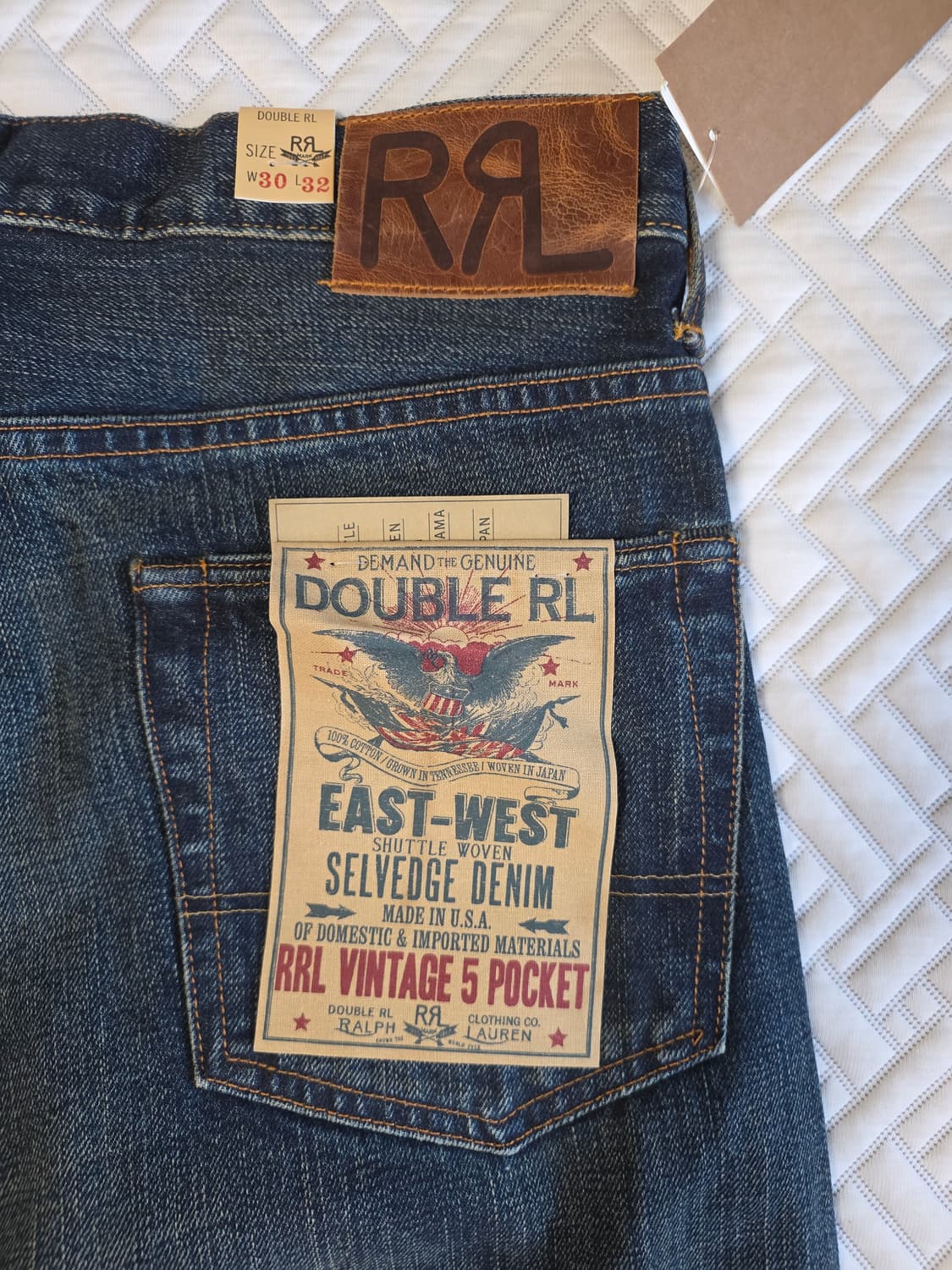 30x32 RRL Vintage 5 Pocket Givins(기빈스) 상품이미지5