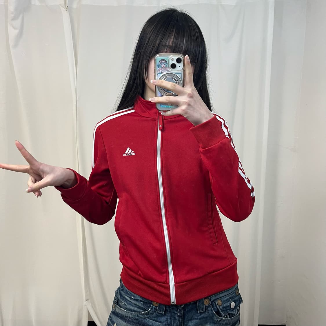 Adidas red jersey 상품이미지2