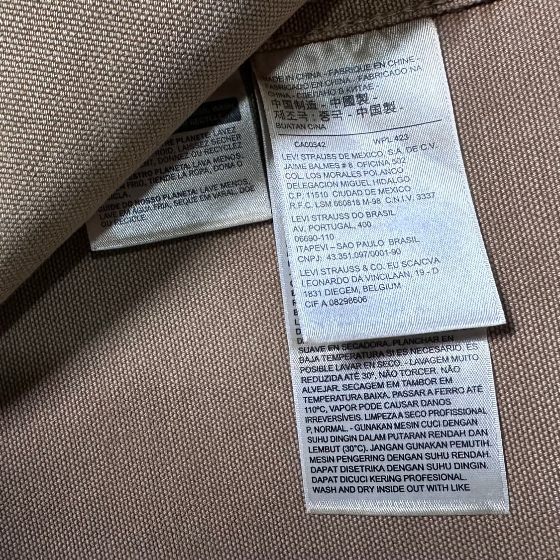 리바이스 베이지 워크 자켓   상품이미지8