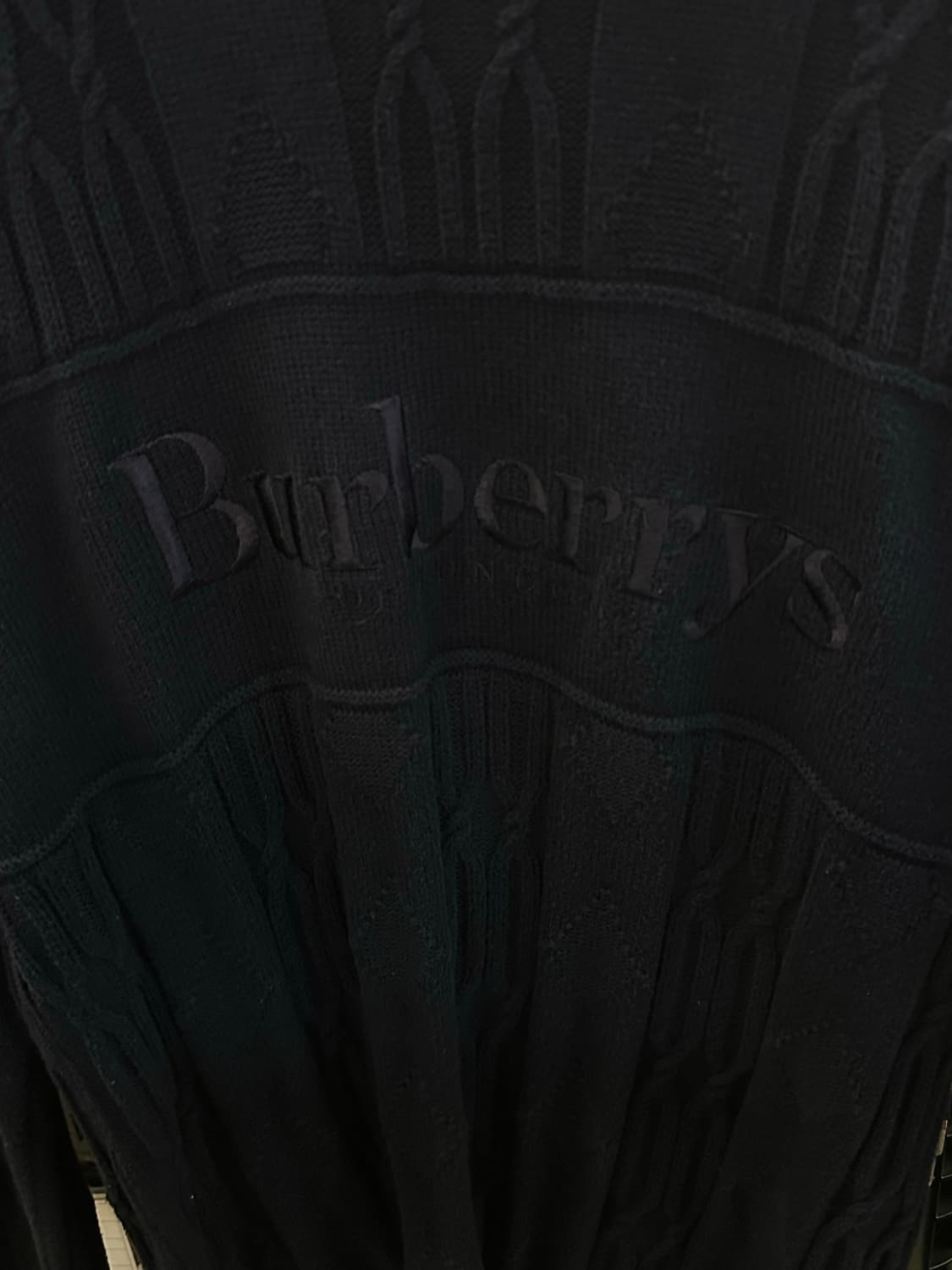 BURBERRY 버버리 네이비 케이블니트 상품이미지2