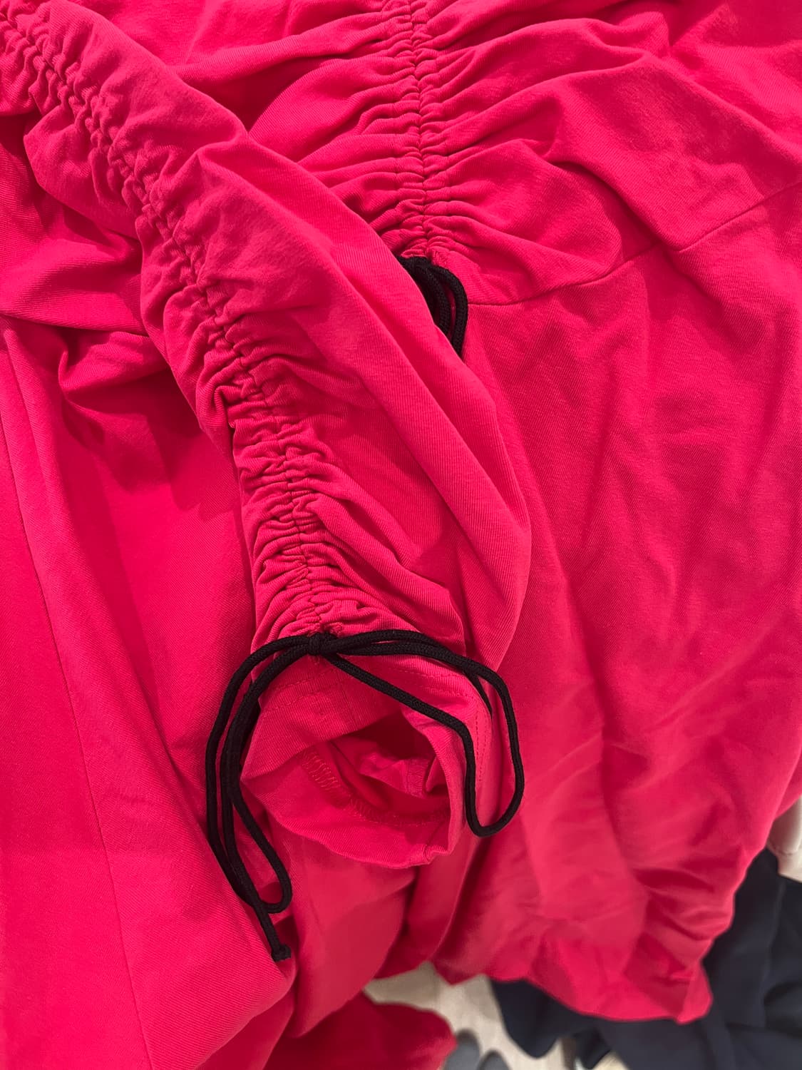 몰리 고다드 Molly Goddard 핑크 드레이핑 롱 원피스 S 센스익 상품이미지8